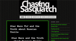 Desktop Screenshot of chasingsasquatch.com